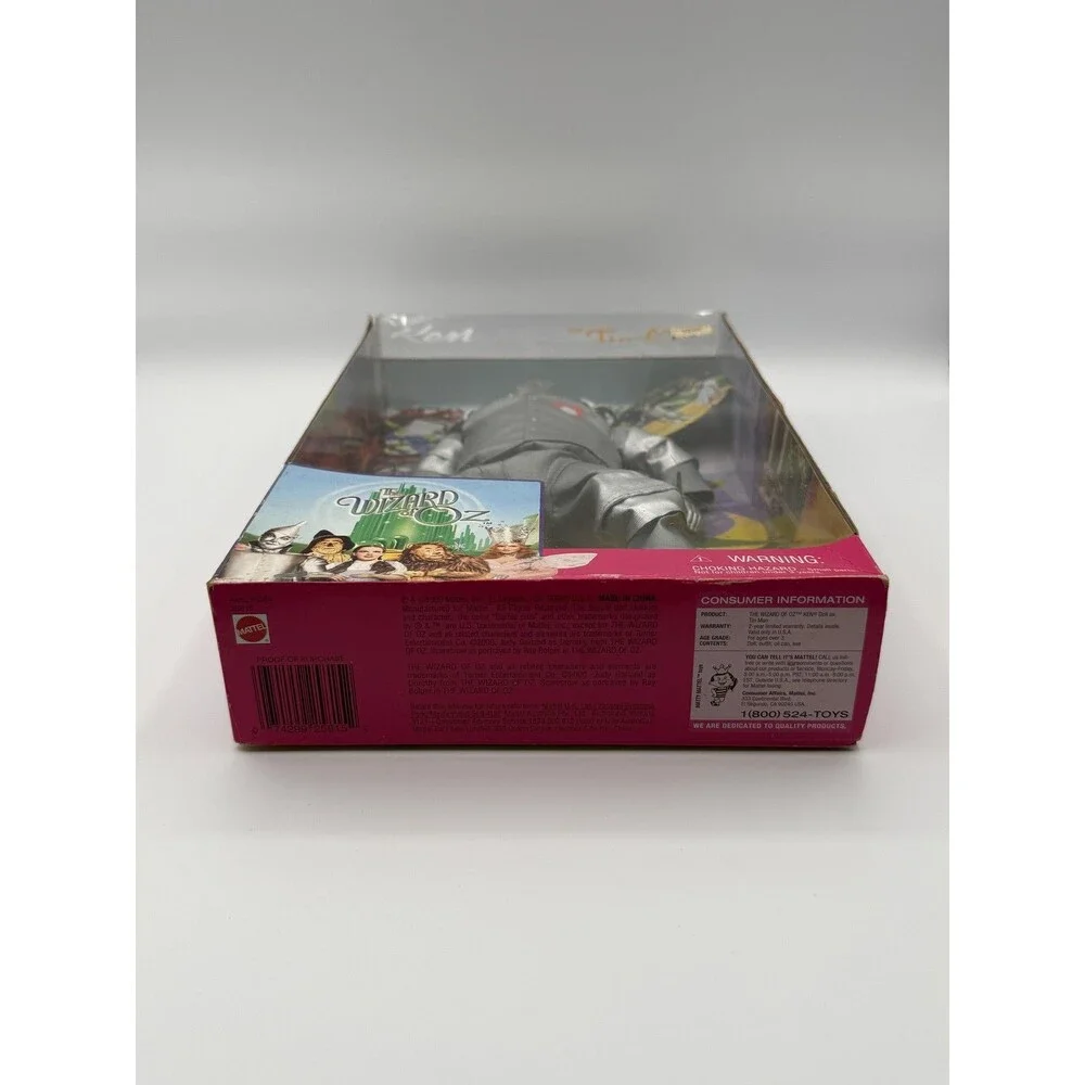 Vintage Mattel Ken Doll Tin Man Wizard Of Oz 12 In Barbie Boxed New Collector